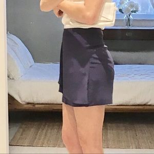 Brand new BCBG MaxAzria blue silk mini, size 0